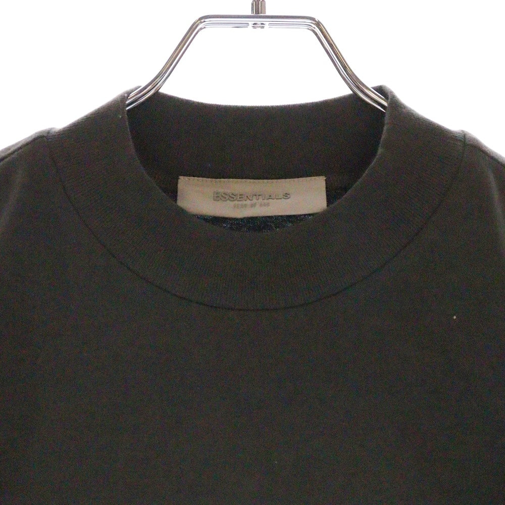 FEAR OF GOD ESSENTIALS(フィアオブゴッド エッセンシャルズ) S/S T-SHIRT ラバーロゴ 半袖Tシャツ グレー レディース