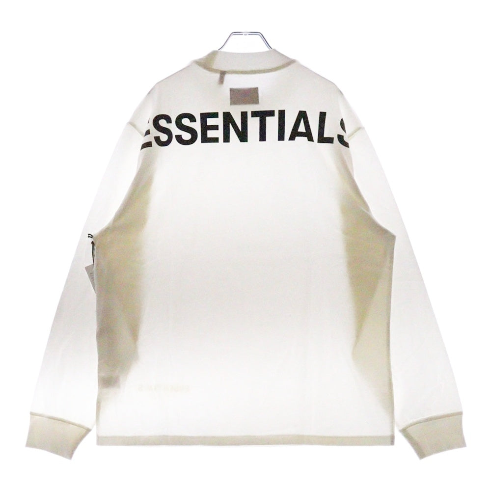 FEAR OF GOD ESSENTIALS(フィアオブゴッド エッセンシャルズ) L/S T-SHIRT バックロゴ 長袖Tシャツ ロンT ホワイト