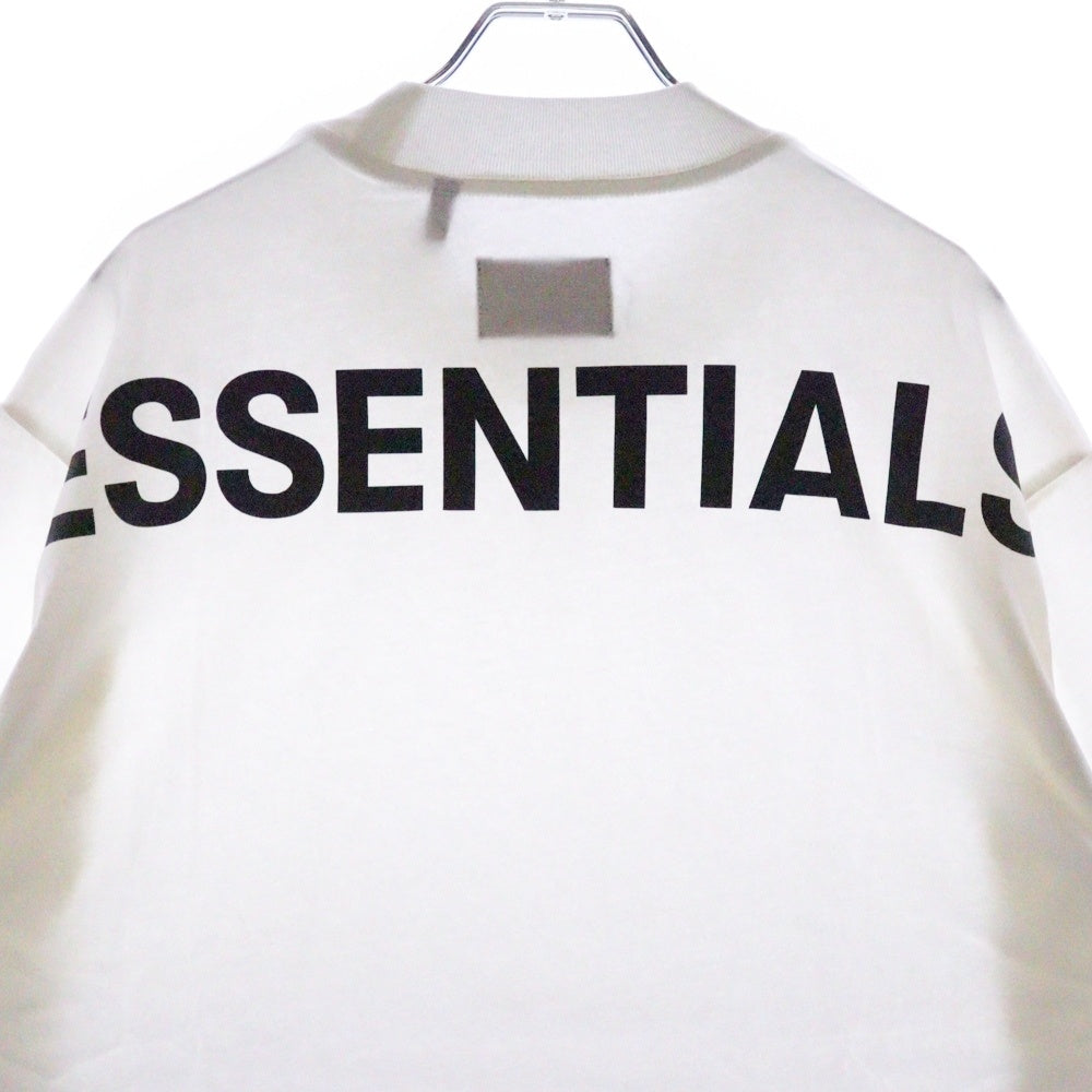 FEAR OF GOD ESSENTIALS(フィアオブゴッド エッセンシャルズ) L/S T-SHIRT バックロゴ 長袖Tシャツ ロンT ホワイト