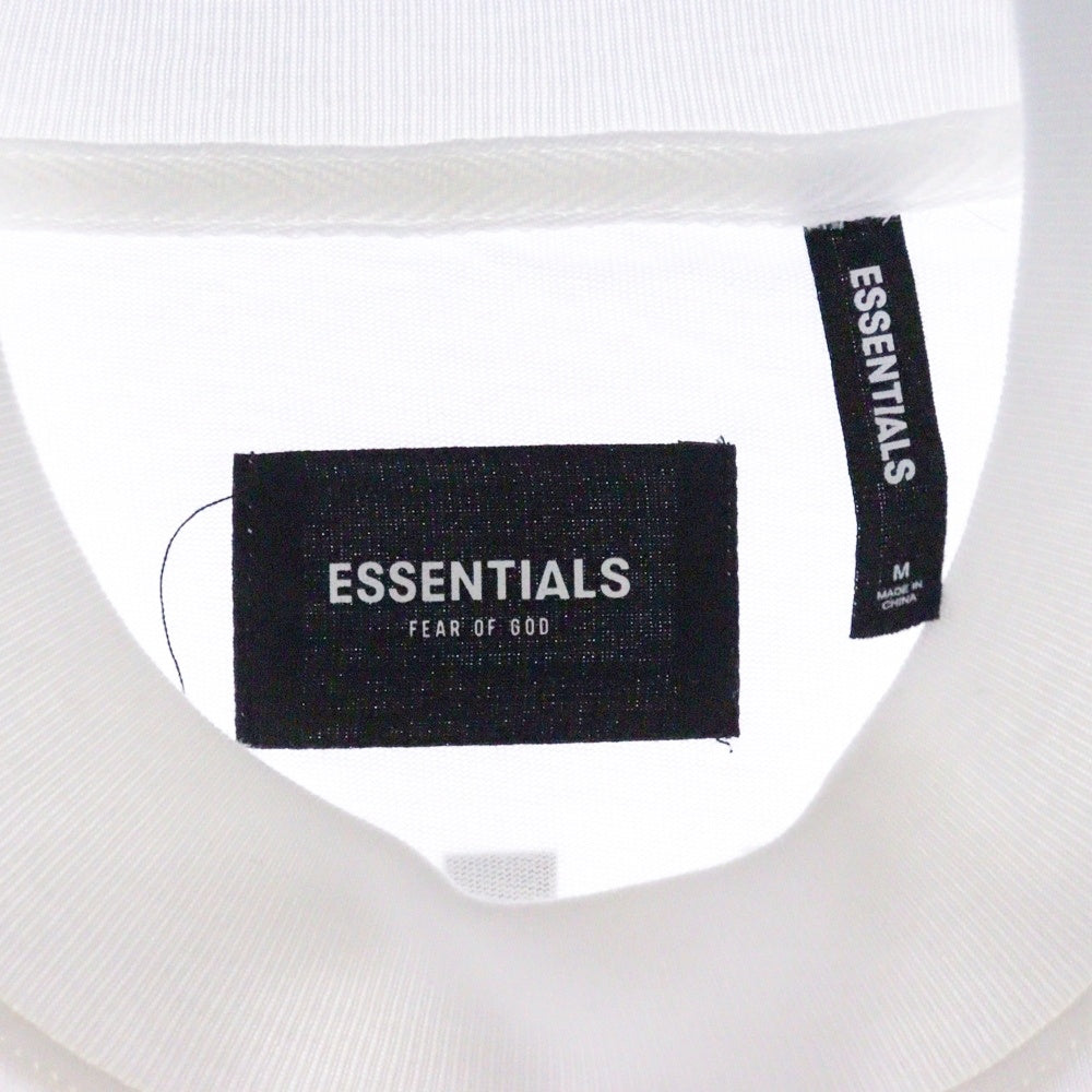 FEAR OF GOD ESSENTIALS(フィアオブゴッド エッセンシャルズ) L/S T-SHIRT バックロゴ 長袖Tシャツ ロンT ホワイト