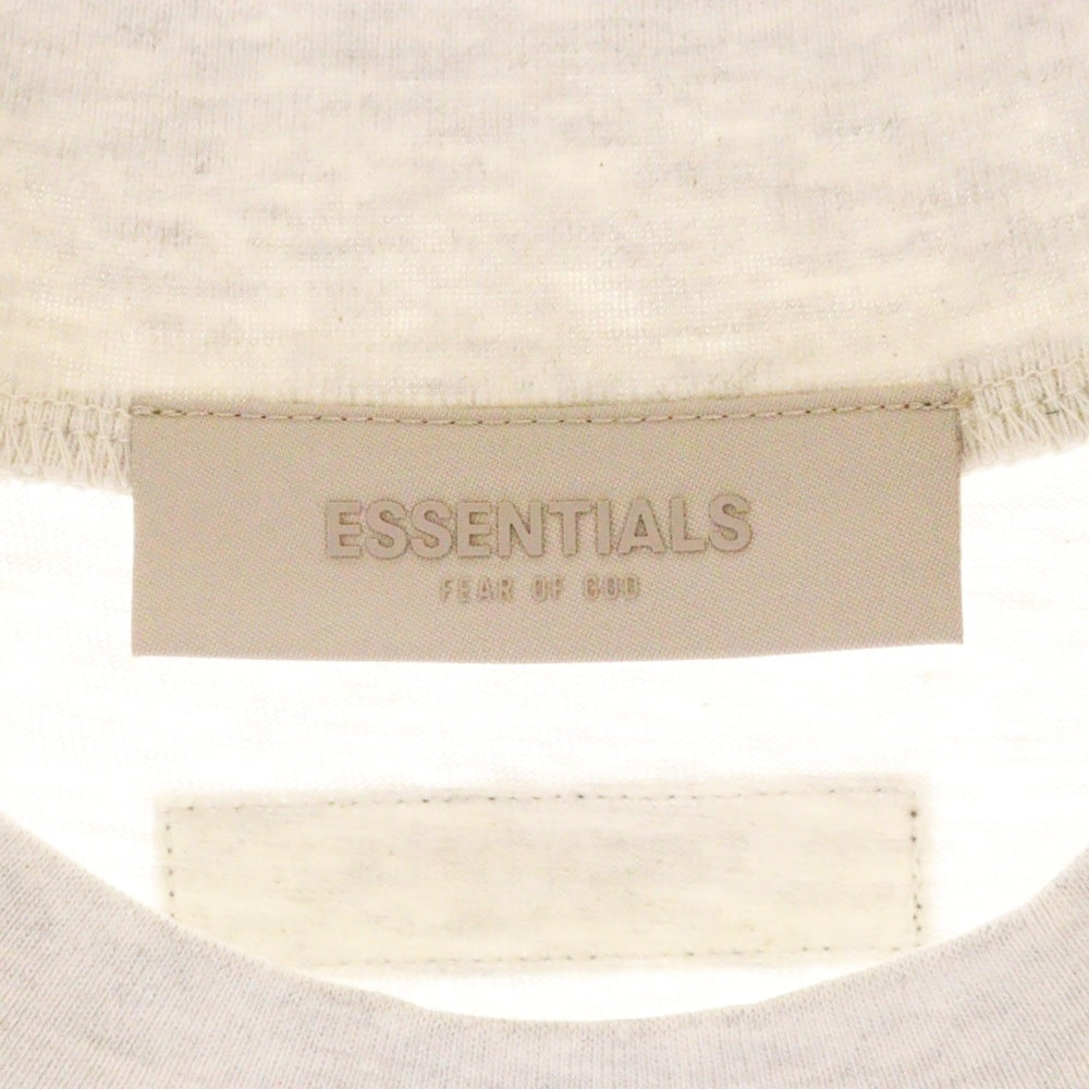 FEAR OF GOD ESSENTIALS(フィアオブゴッド エッセンシャルズ) S/S T-SHIRT フェルトロゴ 半袖Tシャツ グレー