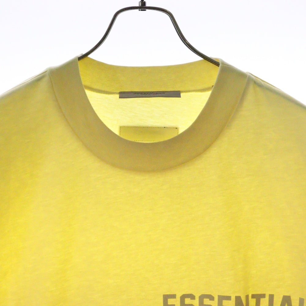 FEAR OF GOD ESSENTIALS(フィアオブゴッド エッセンシャルズ) S/S T-SHIRT フェルトロゴ 半袖Tシャツ イエロー