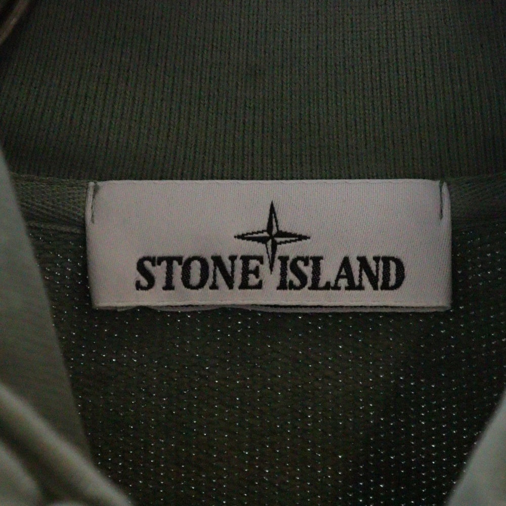 STONE ISLAND(ストーンアイランド) Sweat Track Jacket ロゴワッペン ジップアップ スウェットトラックジャケット カーキ 791562820