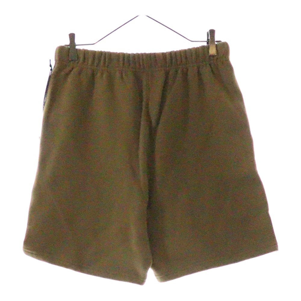 FEAR OF GOD ESSENTIALS(フィアオブゴッド エッセンシャルズ) SHORT PANTS リフレクターロゴ スウェットハーフパンツ ショーツ マスタード