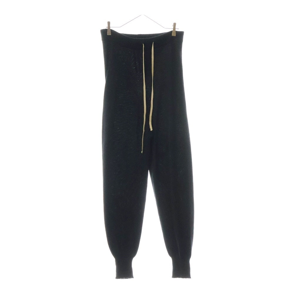 Rick Owens(リックオウエンス) 21SS Merino Wool Track Pants カシミヤ ニットトラックパンツ ブラック RU21S6653-WS