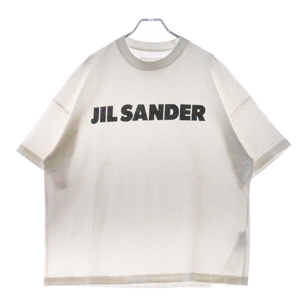 JIL SANDER(ジルサンダー) T-SHIRT ロゴプリント 半袖Tシャツ ホワイト JSMU707045 MU248708 102