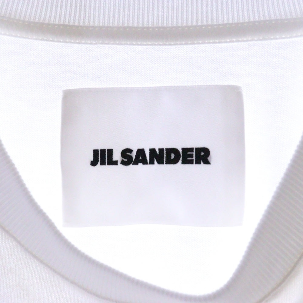 JIL SANDER(ジルサンダー) T-SHIRT ロゴプリント 半袖Tシャツ ホワイト JSMU707045 MU248708 102