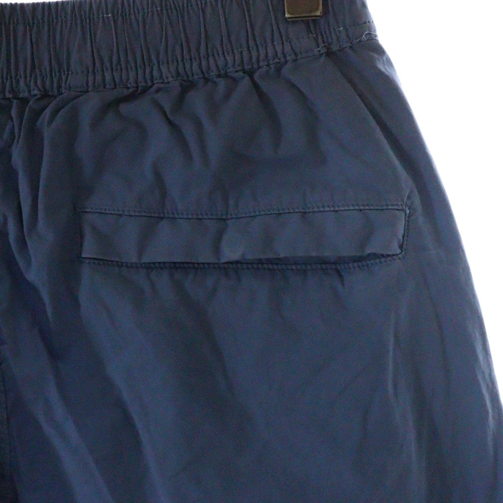 STONE ISLAND(ストーンアイランド) RE-T Garmentdyed Stretch Pants ロゴワッペンカーゴパンツ ブルー 761531303