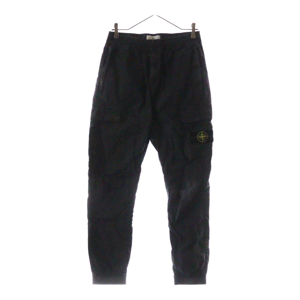 STONE ISLAND(ストーンアイランド) RE-T Garmentdyed Stretch Pants ロゴワッペンカーゴパンツ グレー 761531303