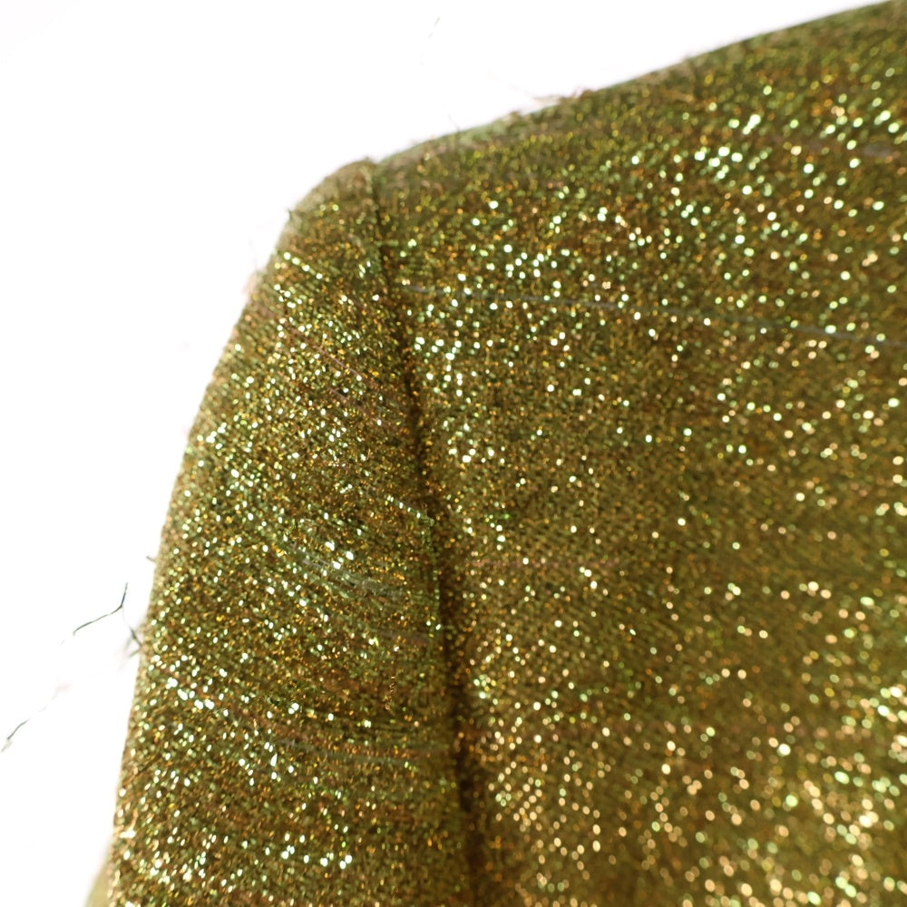 GUCCI(グッチ) Spangle Tailored Jacket スパンコール装飾 2B テーラードジャケット イエロー 492733 Z403H