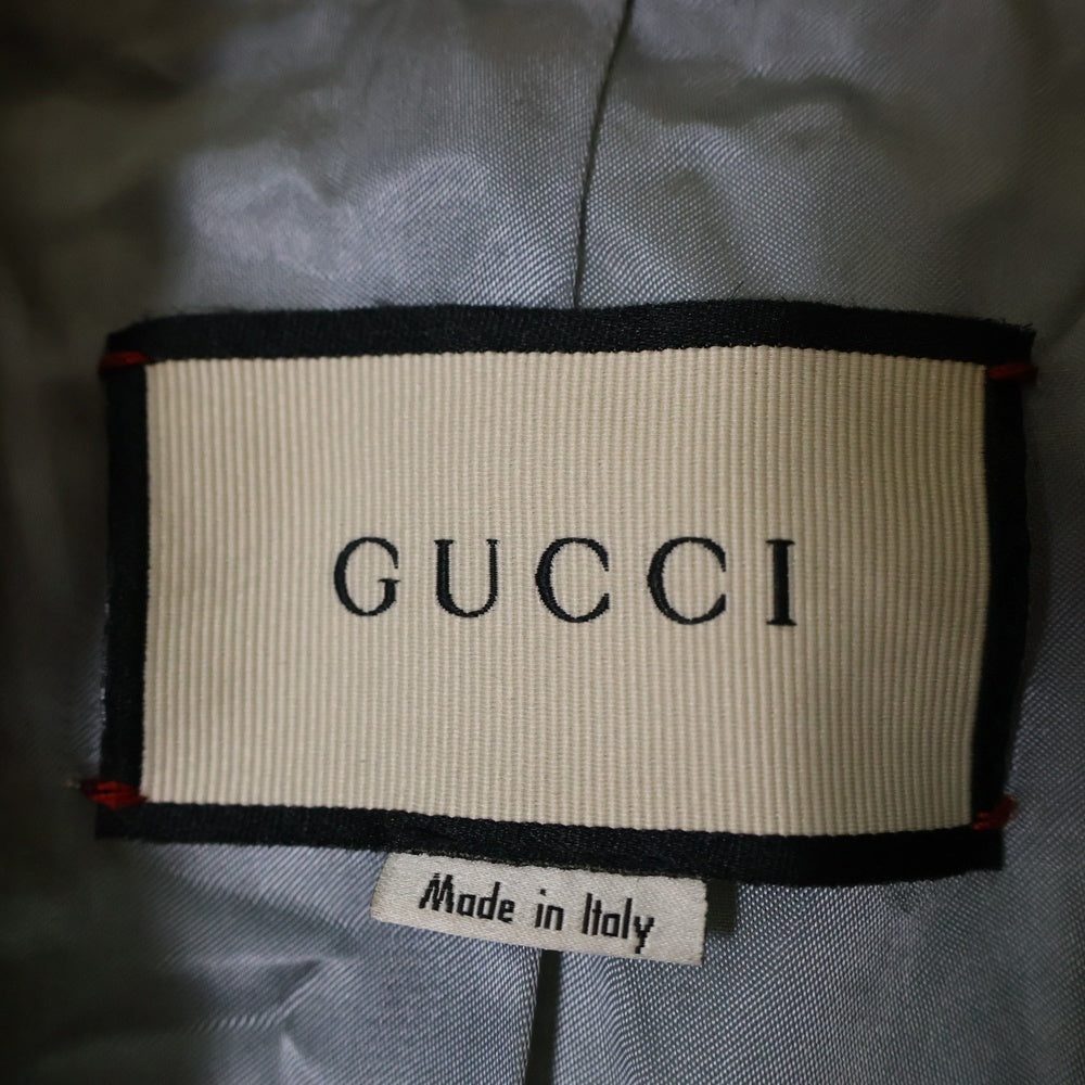 GUCCI(グッチ) Spangle Tailored Jacket スパンコール装飾 2B テーラードジャケット イエロー 492733 Z403H