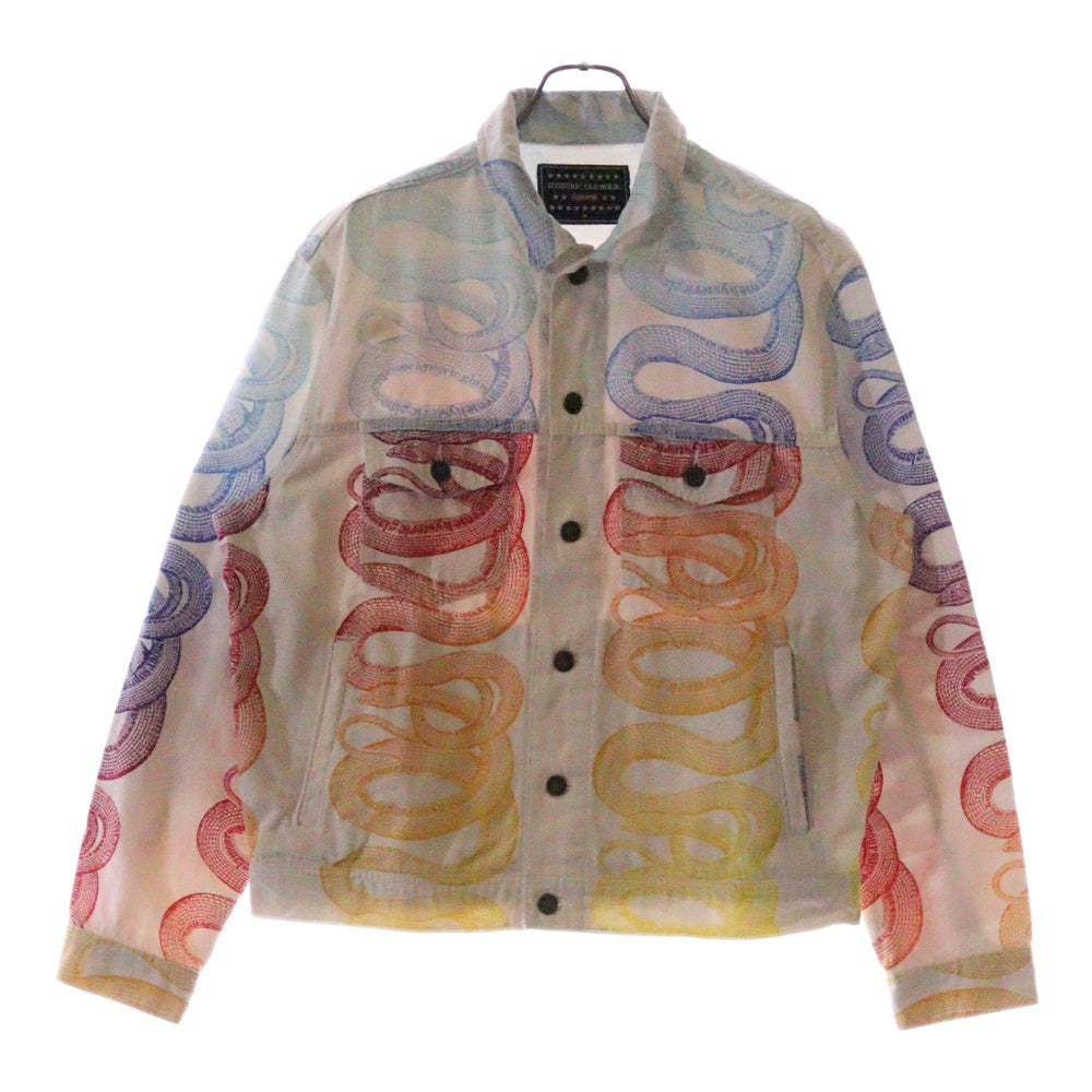 SUPREME(シュプリーム) 21SS ×HYSTERIC GLAMOUR Snake Denim Jacket ヒステリックグラマー デニムトラッカージャケット ホワイト