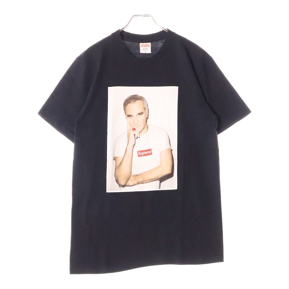 SUPREME(シュプリーム) 16SS Morrissey Tee モリッシー フォトプリント半袖Tシャツ ブラック