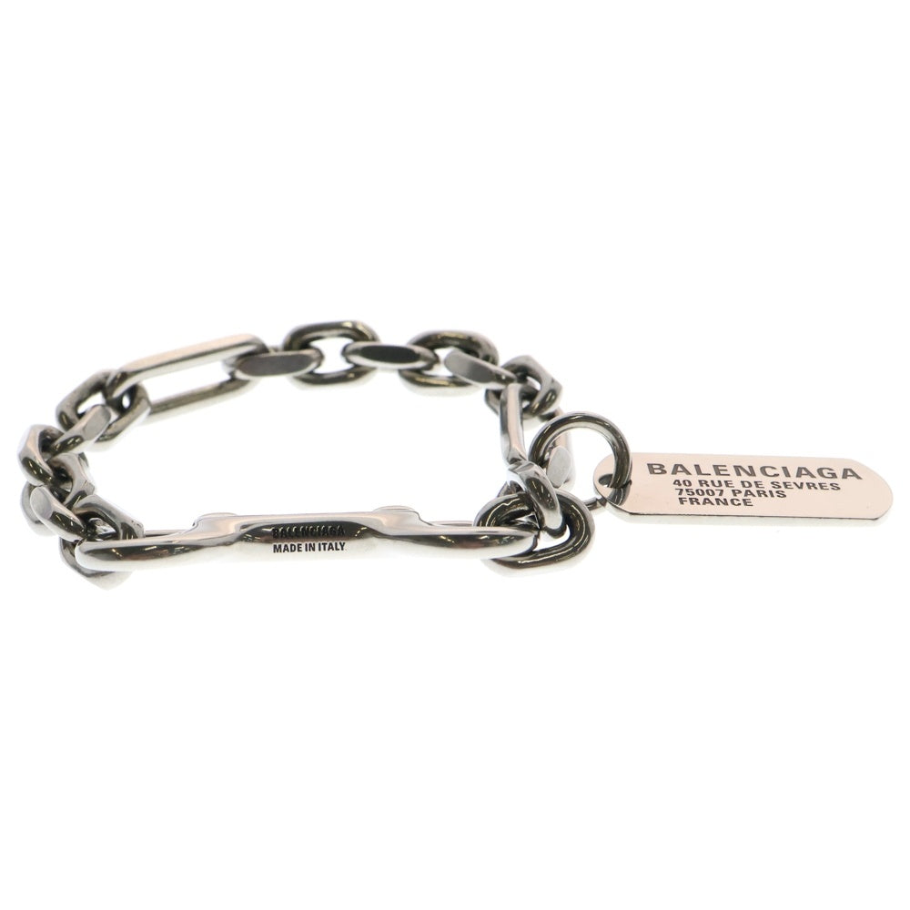 BALENCIAGA(バレンシアガ) Tags カラビナ ブレスレット シルバー 792886 TZ99I