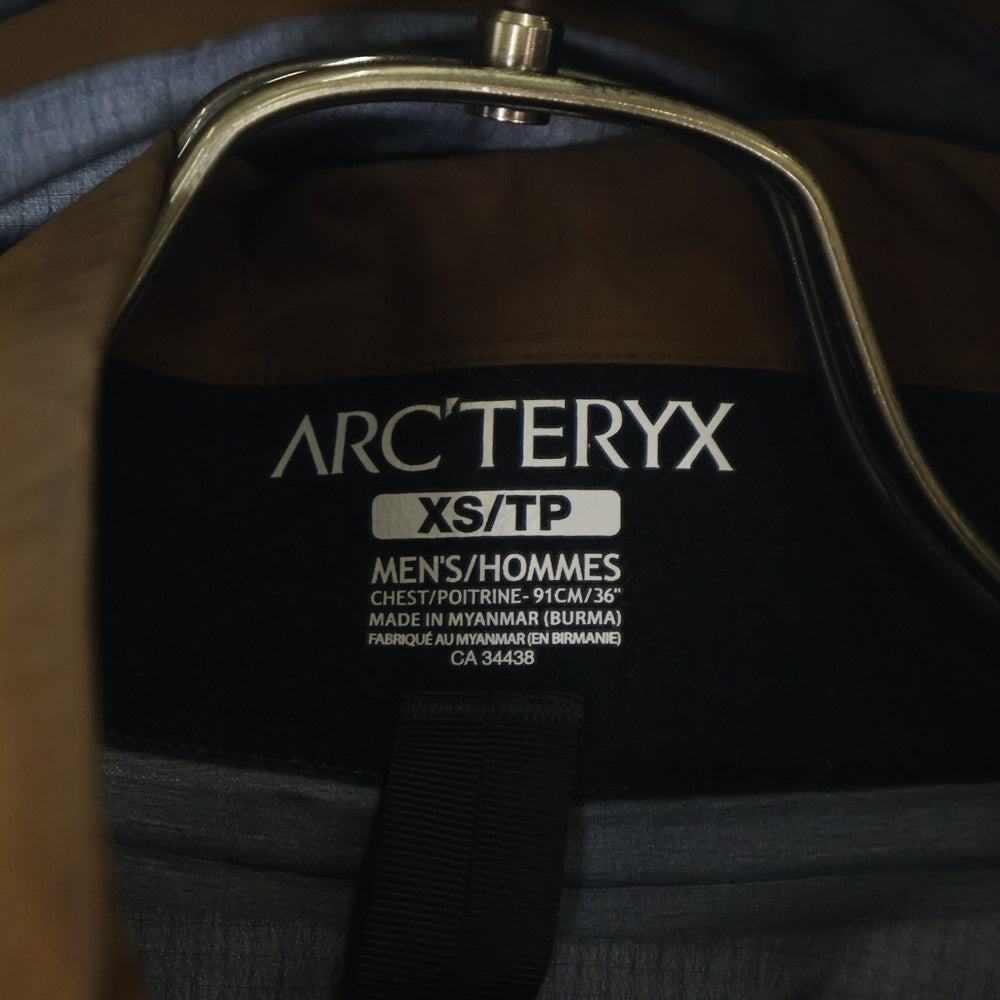 ARC'TERYX(アークテリクス) BETA AR JACKET GORE TEX ベータ ナイロンフードジャケット ゴアテックス ブラウン
