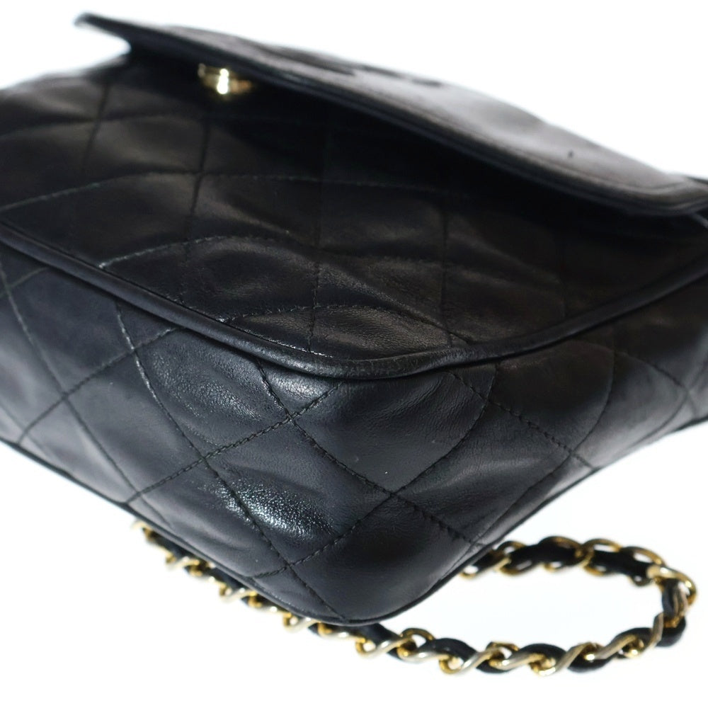 CHANEL(シャネル) Vintage Fringe Matelasse Shoulder Bag マトラッセ フリンジ ラムレザーチェーンショルダーバッグ ブラック レディース