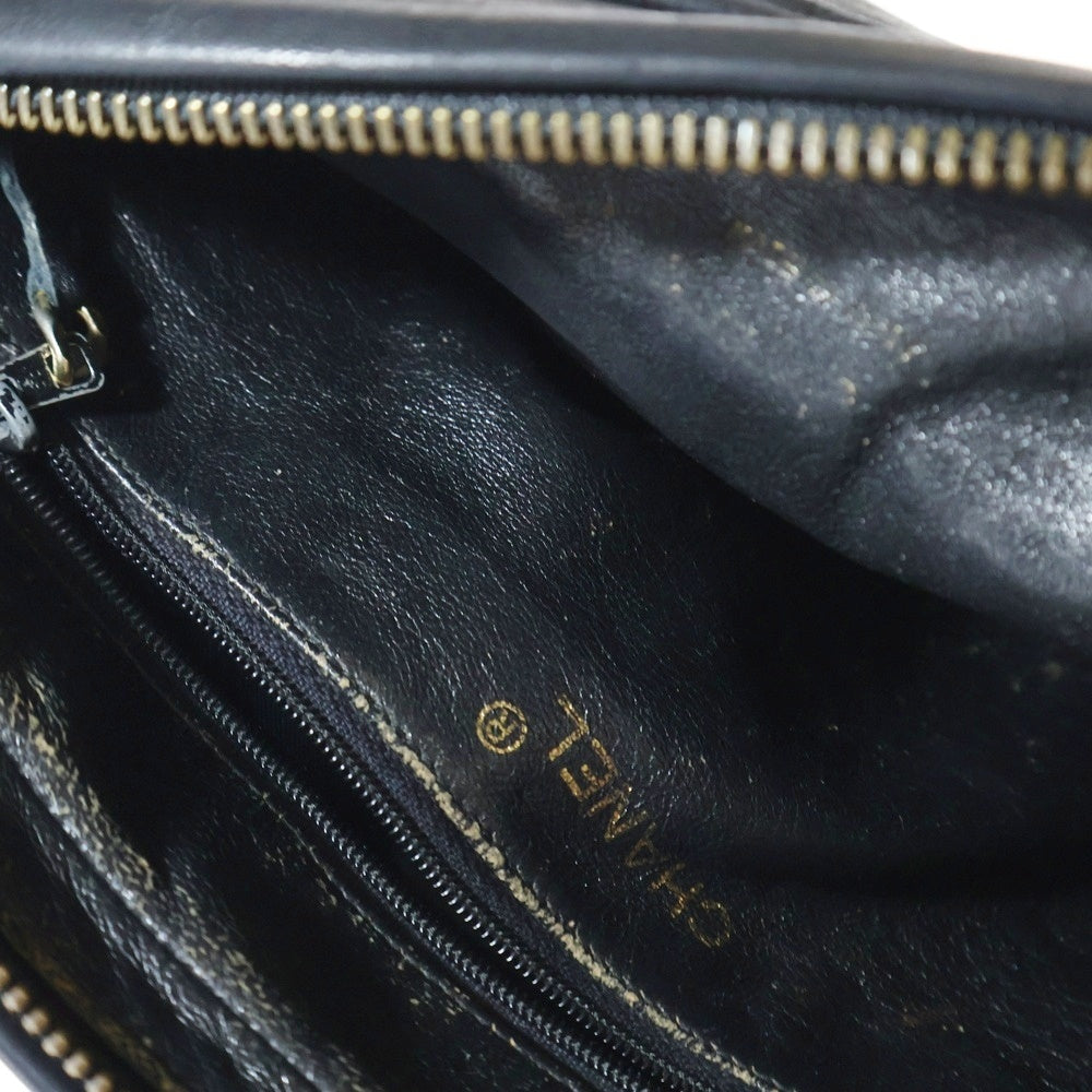 CHANEL(シャネル) Vintage Fringe Matelasse Shoulder Bag マトラッセ フリンジ ラムレザーチェーンショルダーバッグ ブラック レディース
