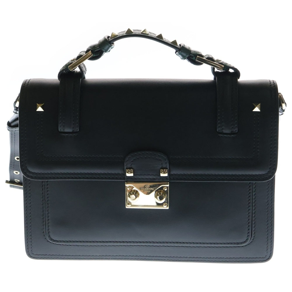 valentino garavan(ヴァレンティノガラヴァーニ) MIDIUM ROCKSTUD CABANA TOP HANDLE SATCHEL ミディウム ロックスタッド カバナ トップハンドル サッチェル ハンドバッグ ショルダーバッグ MW2B0165VB2