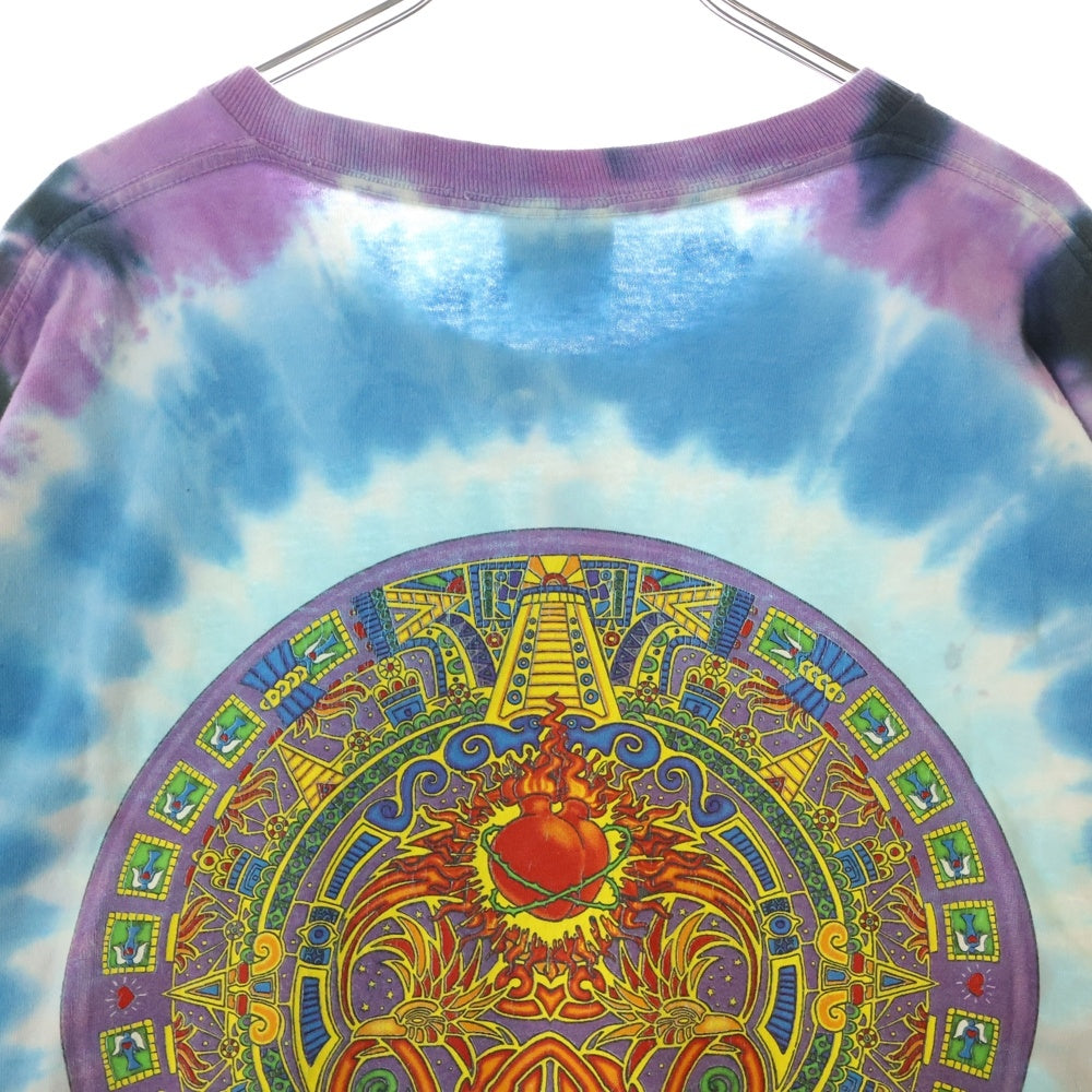 VINTAGE(ヴィンテージ) 90s Liquid Blue Santana リキッドブルー サンタナ タイダイ 半袖Tシャツ カットソー マルチ