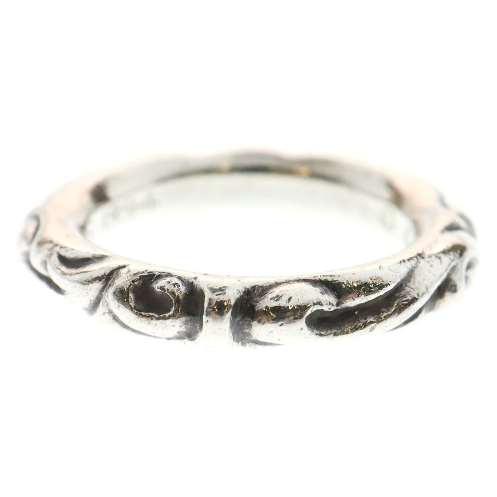 CHROME HEARTS(クロムハーツ) SCRL BAND スクロールバンド リング シルバー BCA351