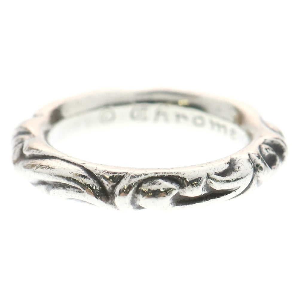CHROME HEARTS(クロムハーツ) SCRL BAND スクロールバンド リング シルバー BCA351