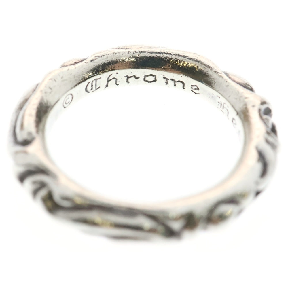 CHROME HEARTS(クロムハーツ) SCRL BAND スクロールバンド リング シルバー BCA351