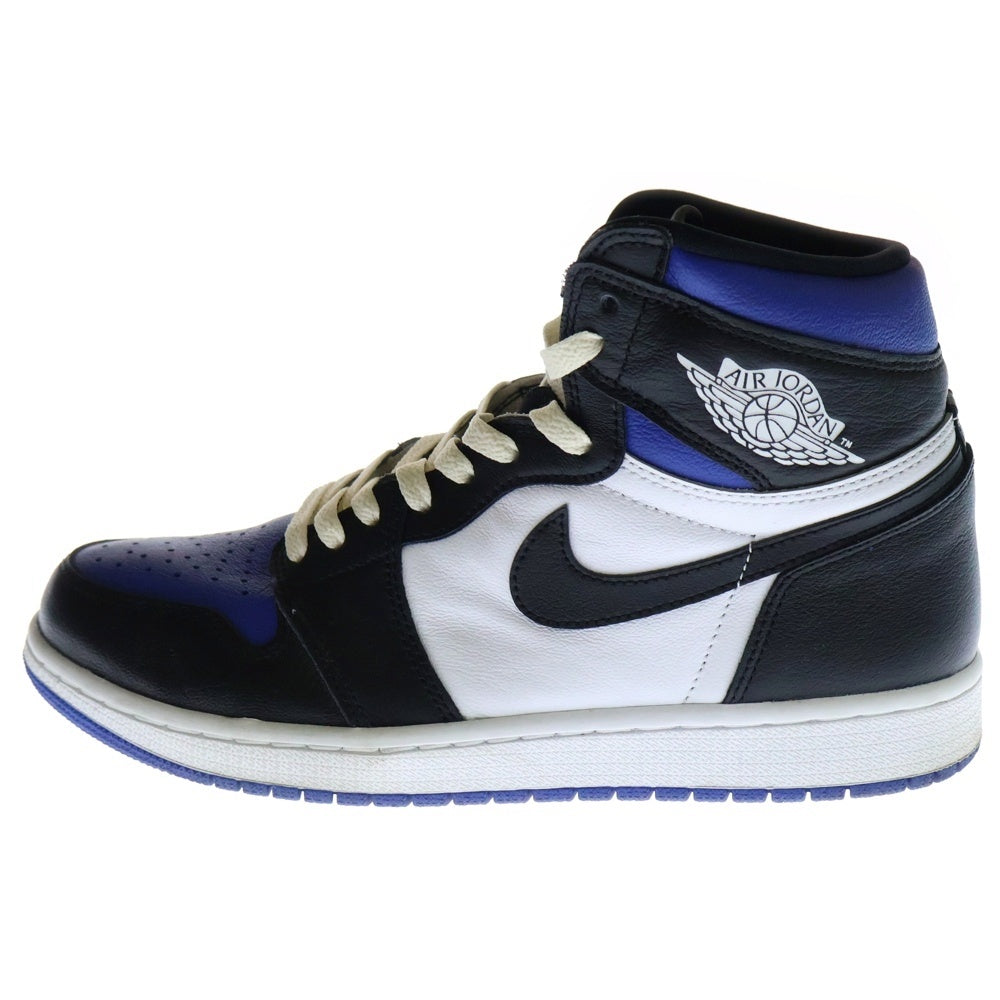 NIKE(ナイキ) AIR JORDAN1 RETRO HIGH OG ROYAL TOE エアジョーダン1 ロイヤルトゥ ハイカットスニーカー ホワイト/ブルー US9.5/27.5cm 555088-041