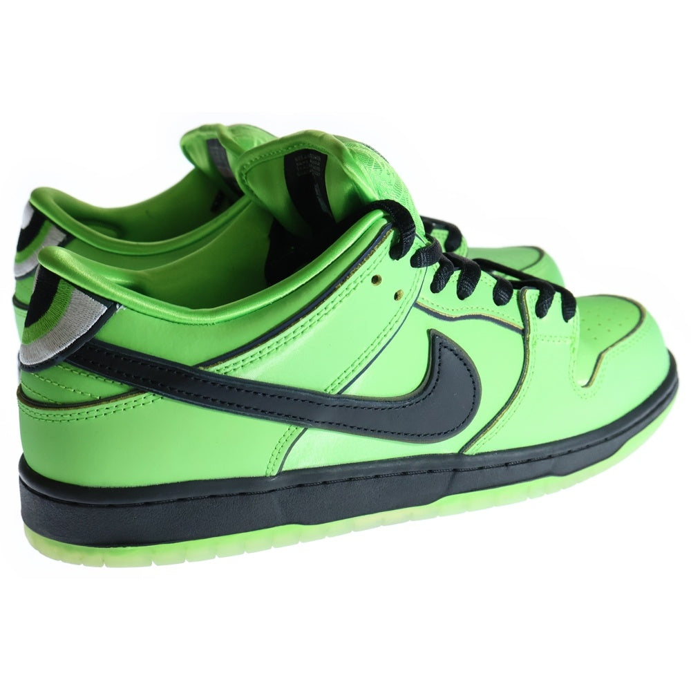 NIKE SB(ナイキエスビー) ×THE POWERPUFF GIRLS BUTTERCUP DUNK LOW ダンクロー パワーパフガールズ ローカットスニーカー シューズ グリーン/ブラック US10/28.0cm FZ8319-300