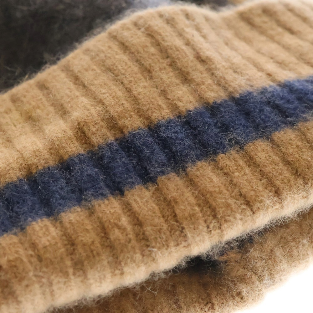 GUCCI(グッチ) GG Knit Cashmere Hat 総柄カシミヤニットキャップ ビーニー ニット帽 帽子 ブラウン 676827 4GABX
