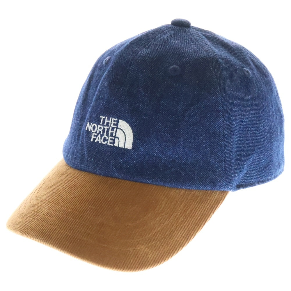 THE NORTH FACE(ザノースフェイス) COTTON BALL CAP DENIM ロゴ刺繍 デニムキャップ 帽子 インディゴ NE3CQ50M