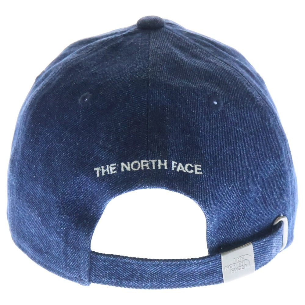 THE NORTH FACE(ザノースフェイス) COTTON BALL CAP DENIM ロゴ刺繍 デニムキャップ 帽子 インディゴ NE3CQ50M