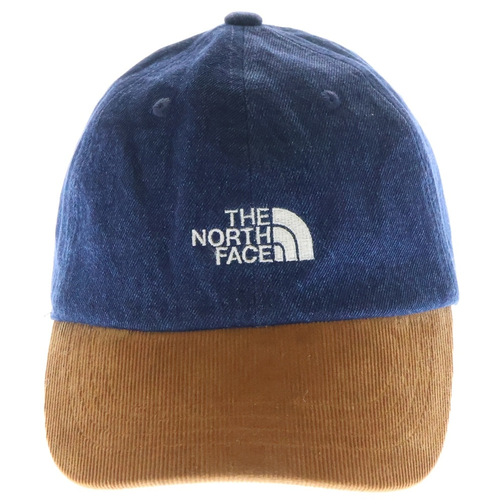 THE NORTH FACE(ザノースフェイス) COTTON BALL CAP DENIM ロゴ刺繍 デニムキャップ 帽子 インディゴ NE3CQ50M