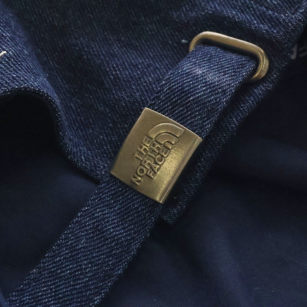 THE NORTH FACE(ザノースフェイス) COTTON BALL CAP DENIM ロゴ刺繍 デニムキャップ 帽子 インディゴ NE3CQ50M