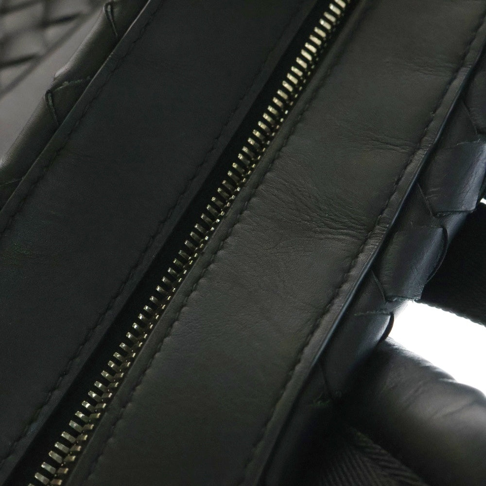 BOTTEGA VENETA(ボッテガヴェネタ) イントレチャート レザーバックパック リュックサック ブラック 653118