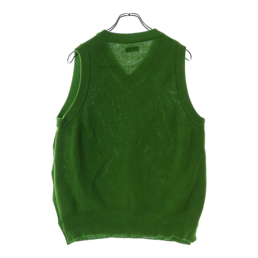 Allege.(アレッジ) Argyle Knit Vest アーガイルニットベスト グリーン AL22S-KN01