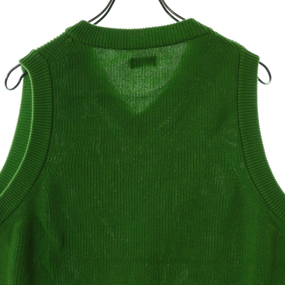 Allege.(アレッジ) Argyle Knit Vest アーガイルニットベスト グリーン AL22S-KN01