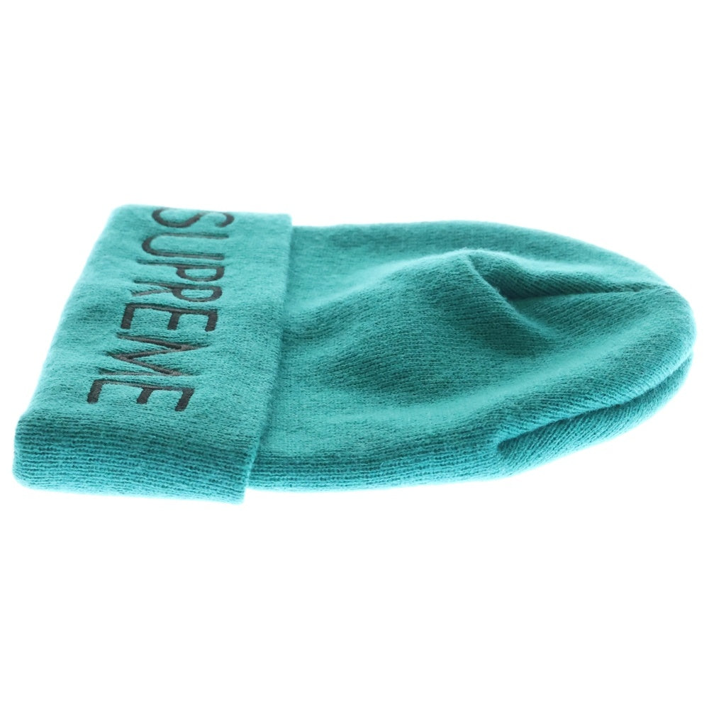SUPREME(シュプリーム) 22AW Capital Beanie ロゴ刺繍 ニットビーニー ニット帽 帽子 グリーン