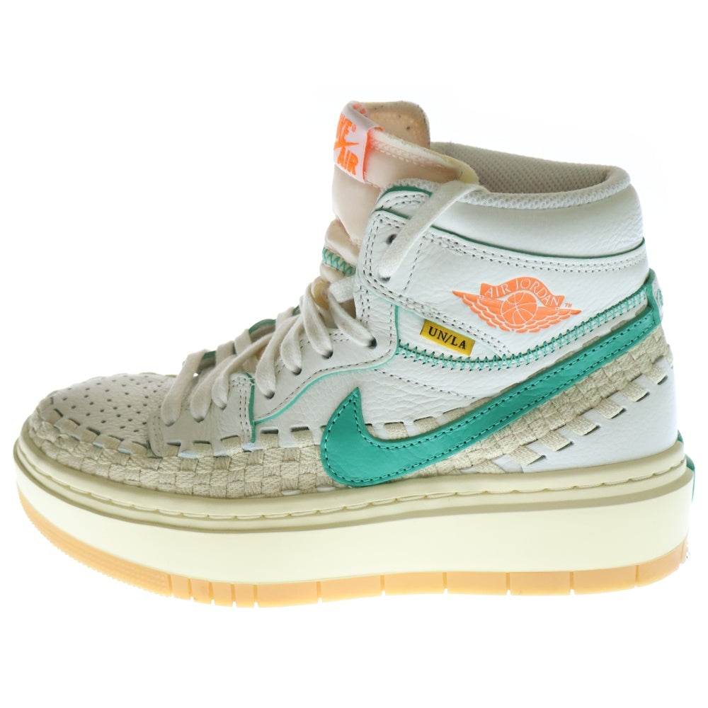 NIKE(ナイキ) ×UNION ×Bephies Beauty Supply W AIR JORDAN1 ELEVATE HI SP ウィメンズ エアジョーダン1 ハイカットスニーカー エレベート サマー レディース US6.5/23.5cm ホワイト FD0696-100