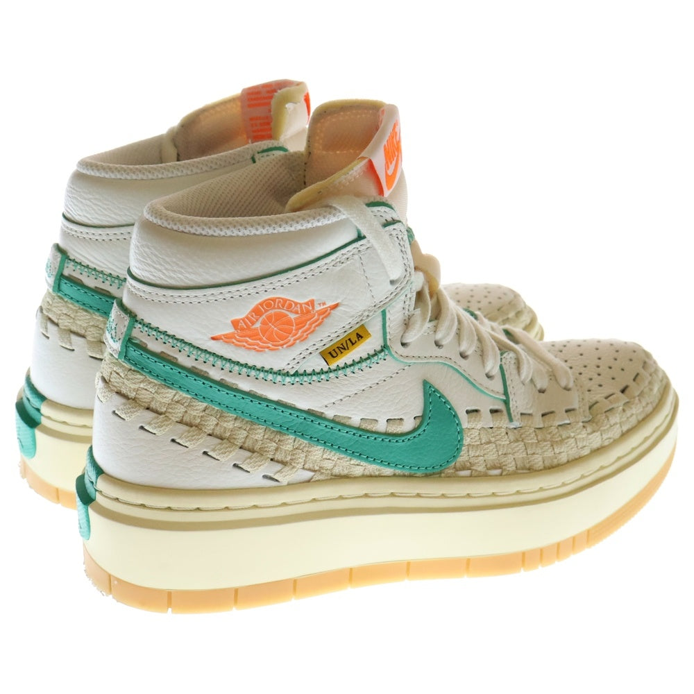NIKE(ナイキ) ×UNION ×Bephies Beauty Supply W AIR JORDAN1 ELEVATE HI SP ウィメンズ エアジョーダン1 ハイカットスニーカー エレベート サマー レディース US6.5/23.5cm ホワイト FD0696-100