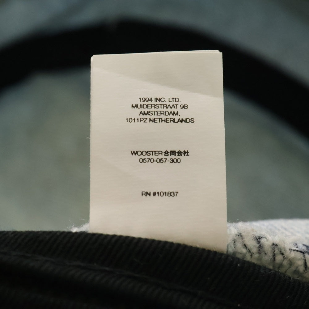 SUPREME(シュプリーム) 23SS Outline Crusher アウトラインロゴクラッシャー バケットハット 帽子 インディゴ