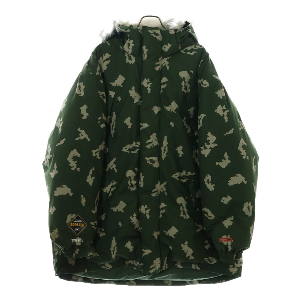 SUPREME(シュプリーム) 21AW GORE-TEX 700-Fill Down Parka Camo ゴアテックス ボアパーカー ダウンジャケット グリーン