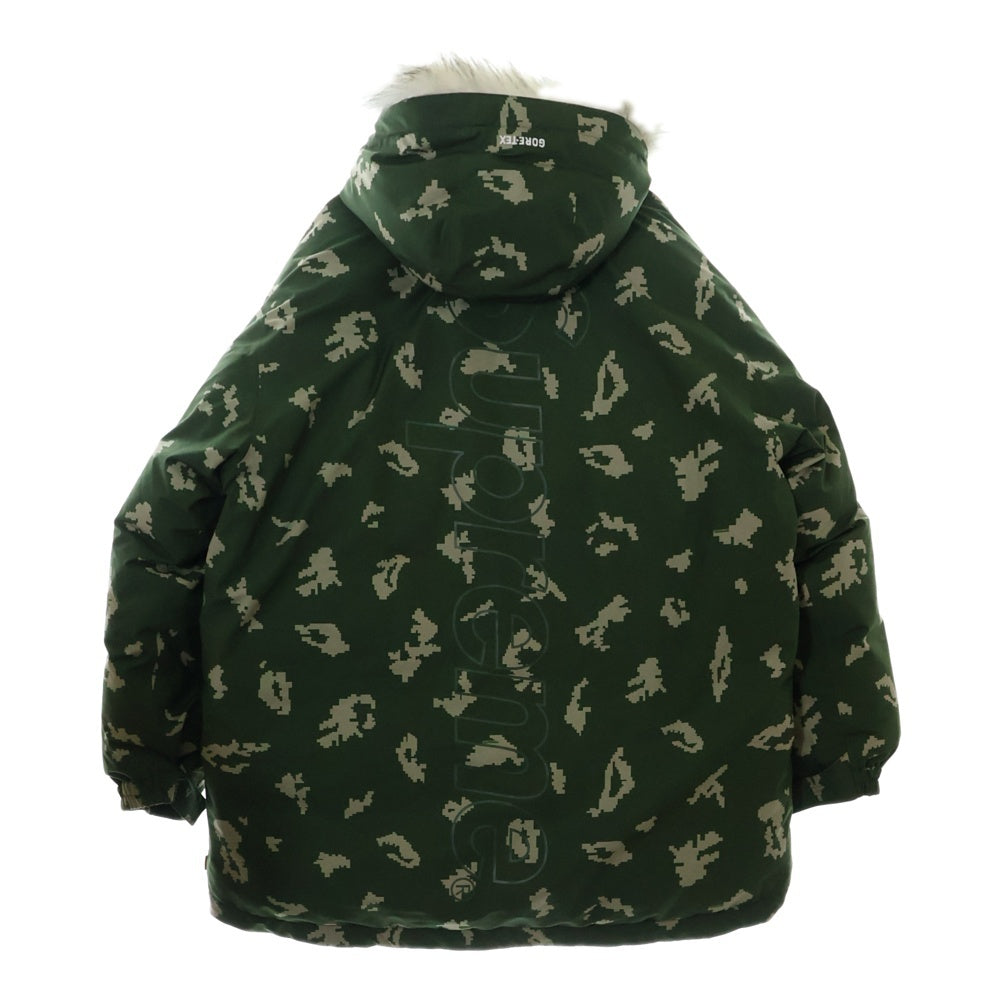SUPREME(シュプリーム) 21AW GORE-TEX 700-Fill Down Parka Camo ゴアテックス ボアパーカー ダウンジャケット グリーン