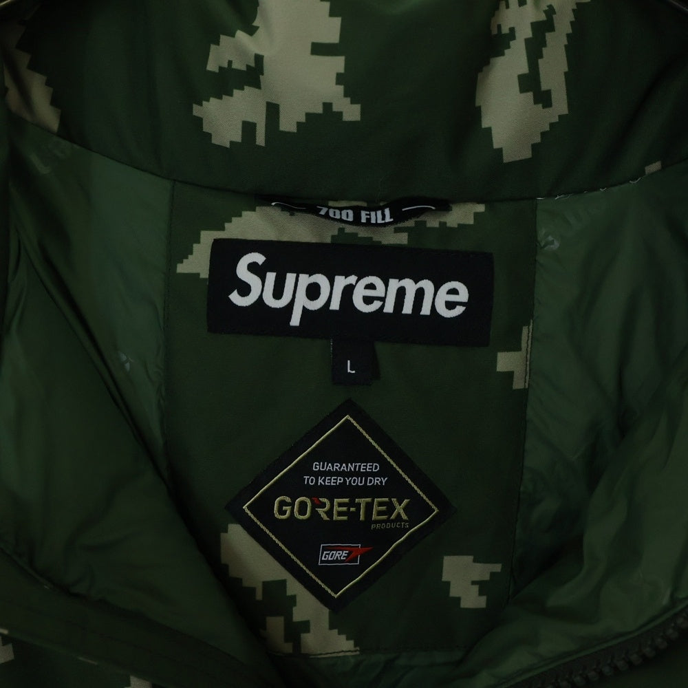 SUPREME(シュプリーム) 21AW GORE-TEX 700-Fill Down Parka Camo ゴアテックス ボアパーカー ダウンジャケット グリーン