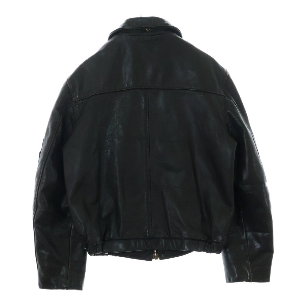 SCHOTT(ショット) 80's FLIGHT LEATHER JACKET フライトレザージャケット ジップアップレザーブルゾン ブラウン