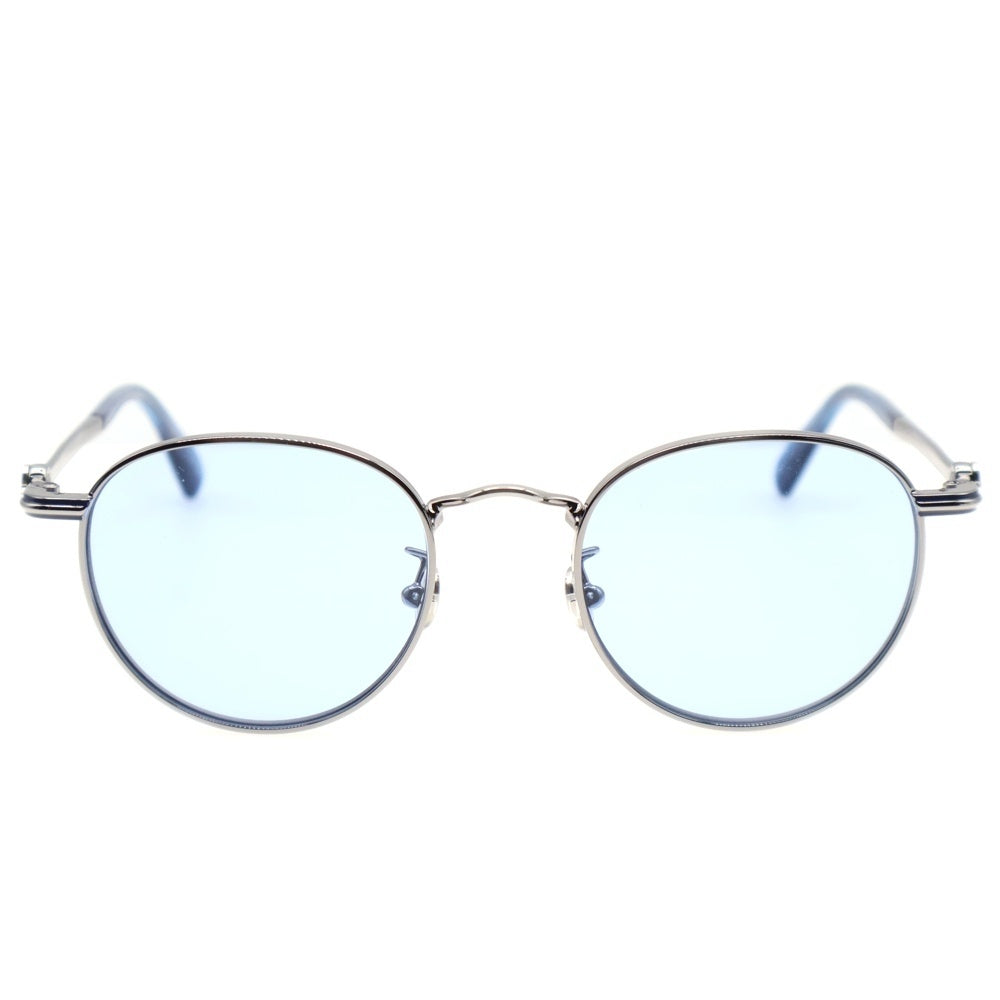 MONCLER(モンクレール) Eyewear オーバルフレーム サングラス 眼鏡 アイウェア シルバー ML5204-H