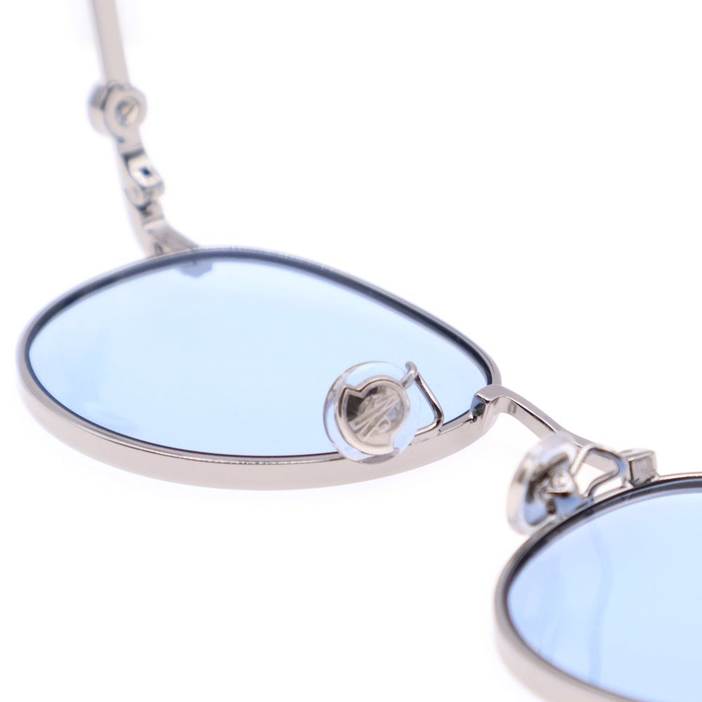MONCLER(モンクレール) Eyewear オーバルフレーム サングラス 眼鏡 アイウェア シルバー ML5204-H