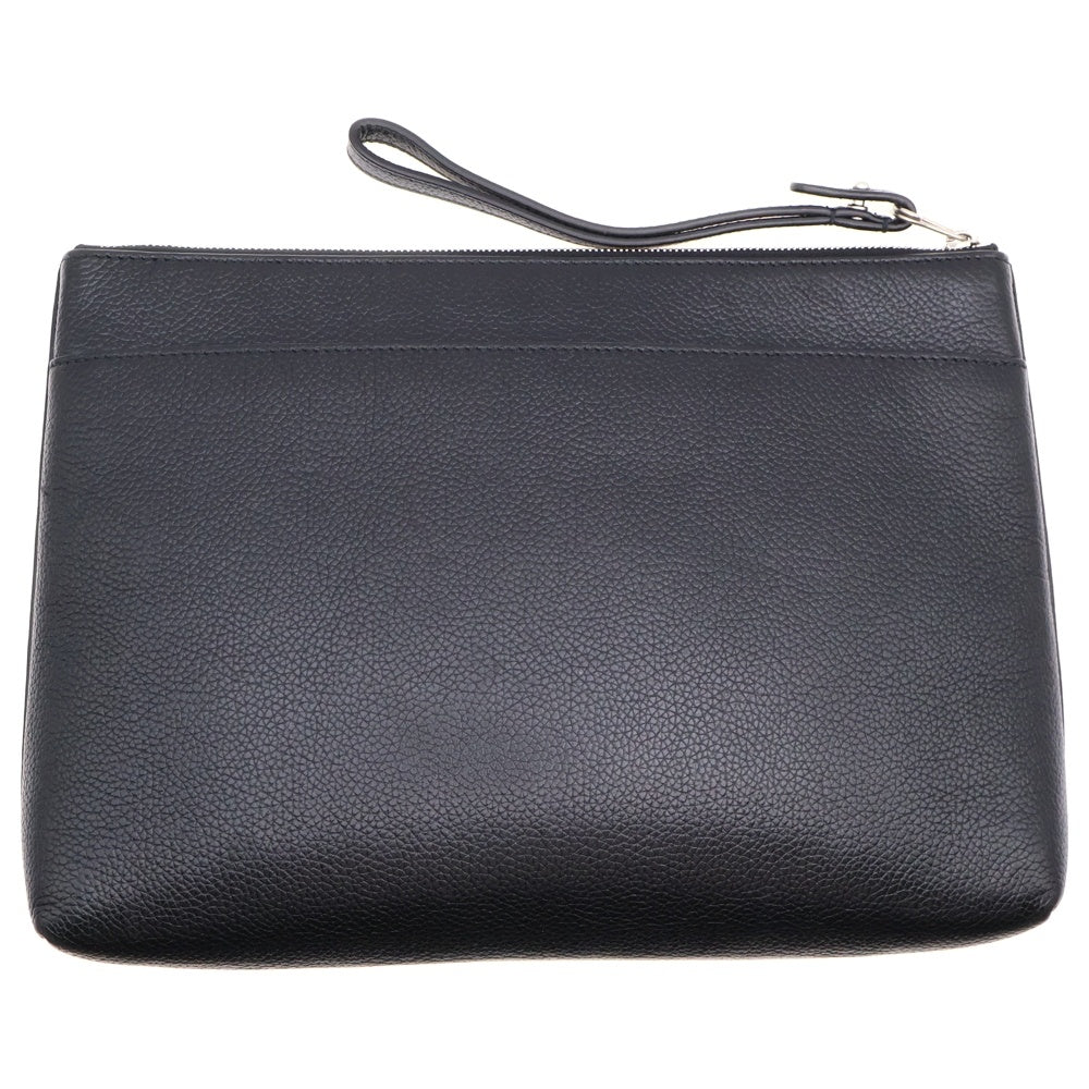 BALENCIAGA(バレンシアガ) EVERYDAY CLUTCH BAG エブリデイクラッチバッグ レザーバッグ 鞄 618362 ブラック/グリーン