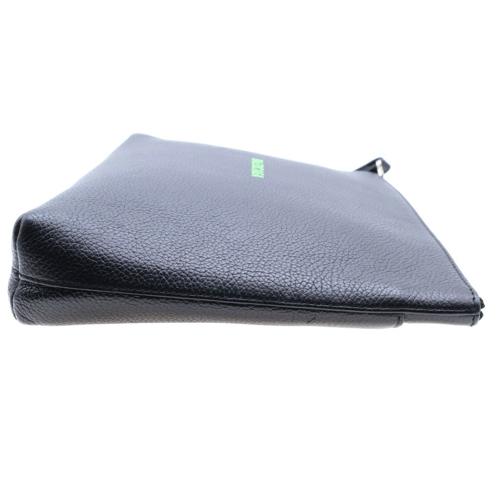 BALENCIAGA(バレンシアガ) EVERYDAY CLUTCH BAG エブリデイクラッチバッグ レザーバッグ 鞄 618362 ブラック/グリーン