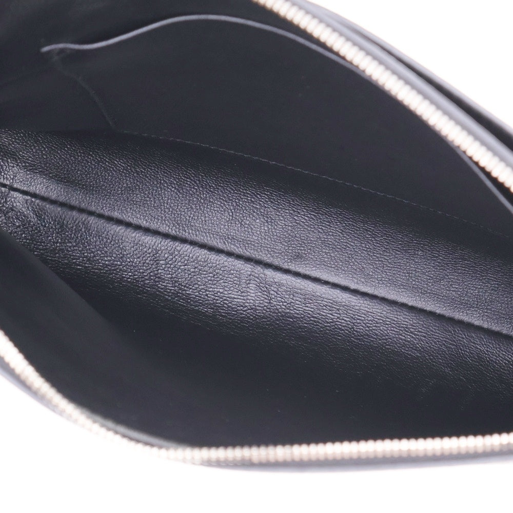 BALENCIAGA(バレンシアガ) EVERYDAY CLUTCH BAG エブリデイクラッチバッグ レザーバッグ 鞄 618362 ブラック/グリーン