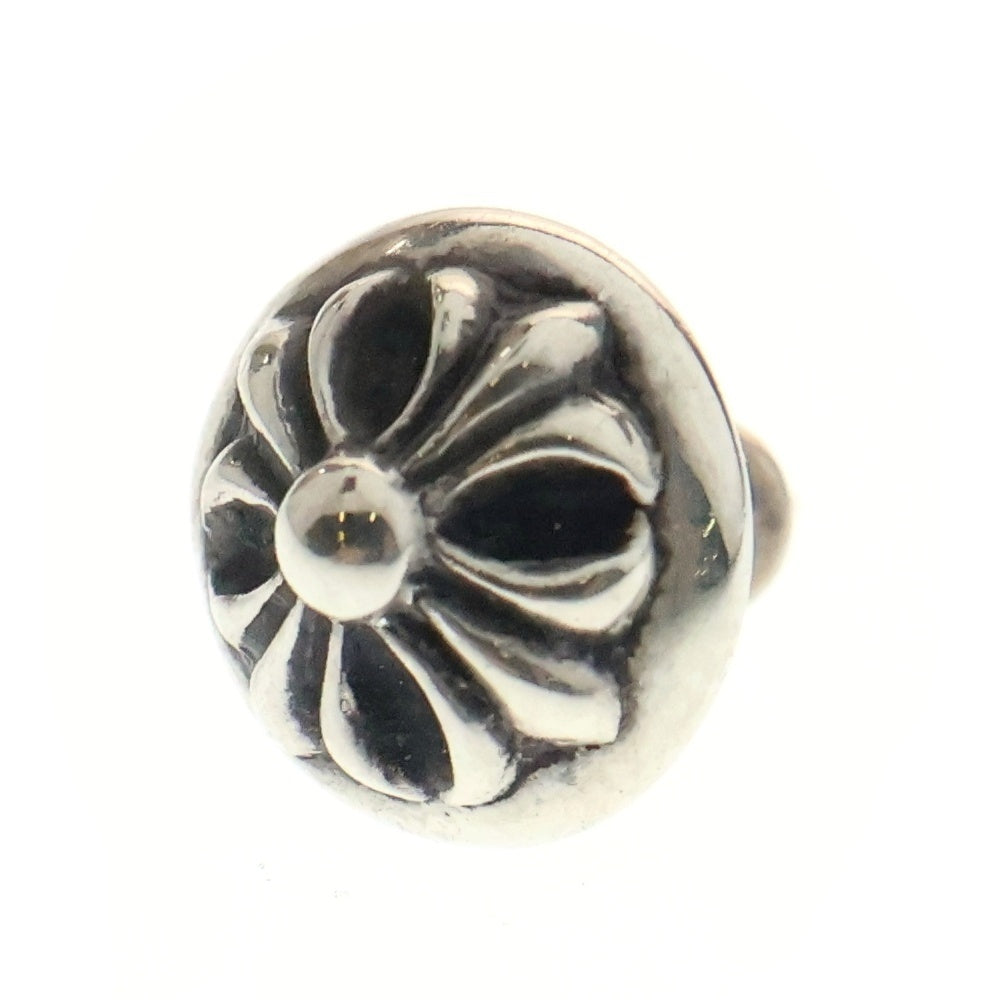 CHROME HEARTS(クロムハーツ) STUD CRSBLL クロスボールスタッドピアス シルバー BCA110